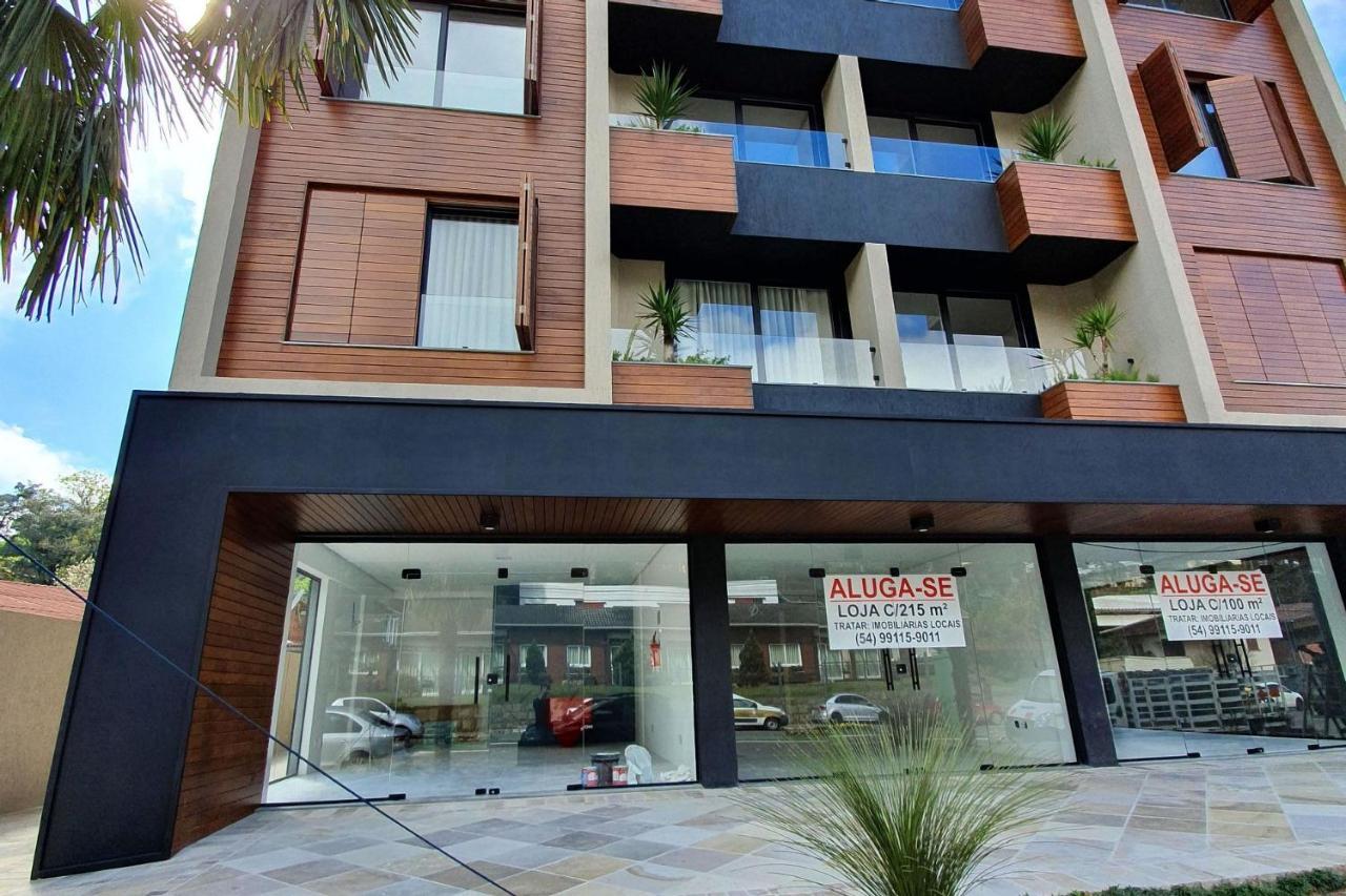 Apto Luxo 800M R. Coberta | 2 Suites | Mobiliado Gramado Luaran gambar