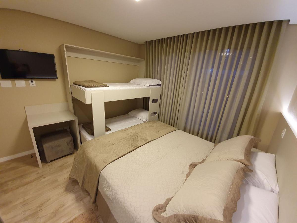 Apto Luxo 800M R. Coberta | 2 Suites | Mobiliado Gramado Luaran gambar