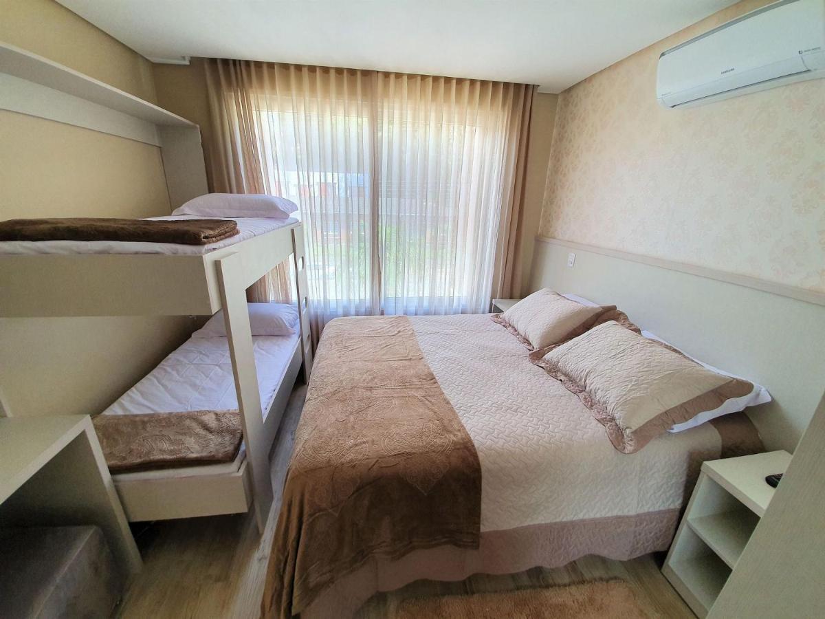 Apto Luxo 800M R. Coberta | 2 Suites | Mobiliado Gramado Luaran gambar