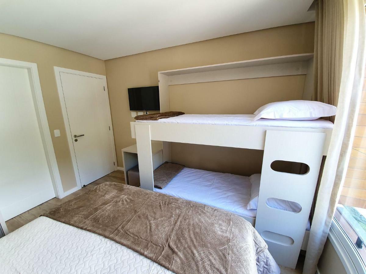 Apto Luxo 800M R. Coberta | 2 Suites | Mobiliado Gramado Luaran gambar
