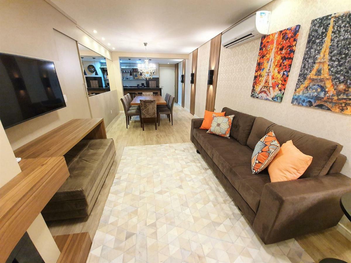 Apto Luxo 800M R. Coberta | 2 Suites | Mobiliado Gramado Luaran gambar