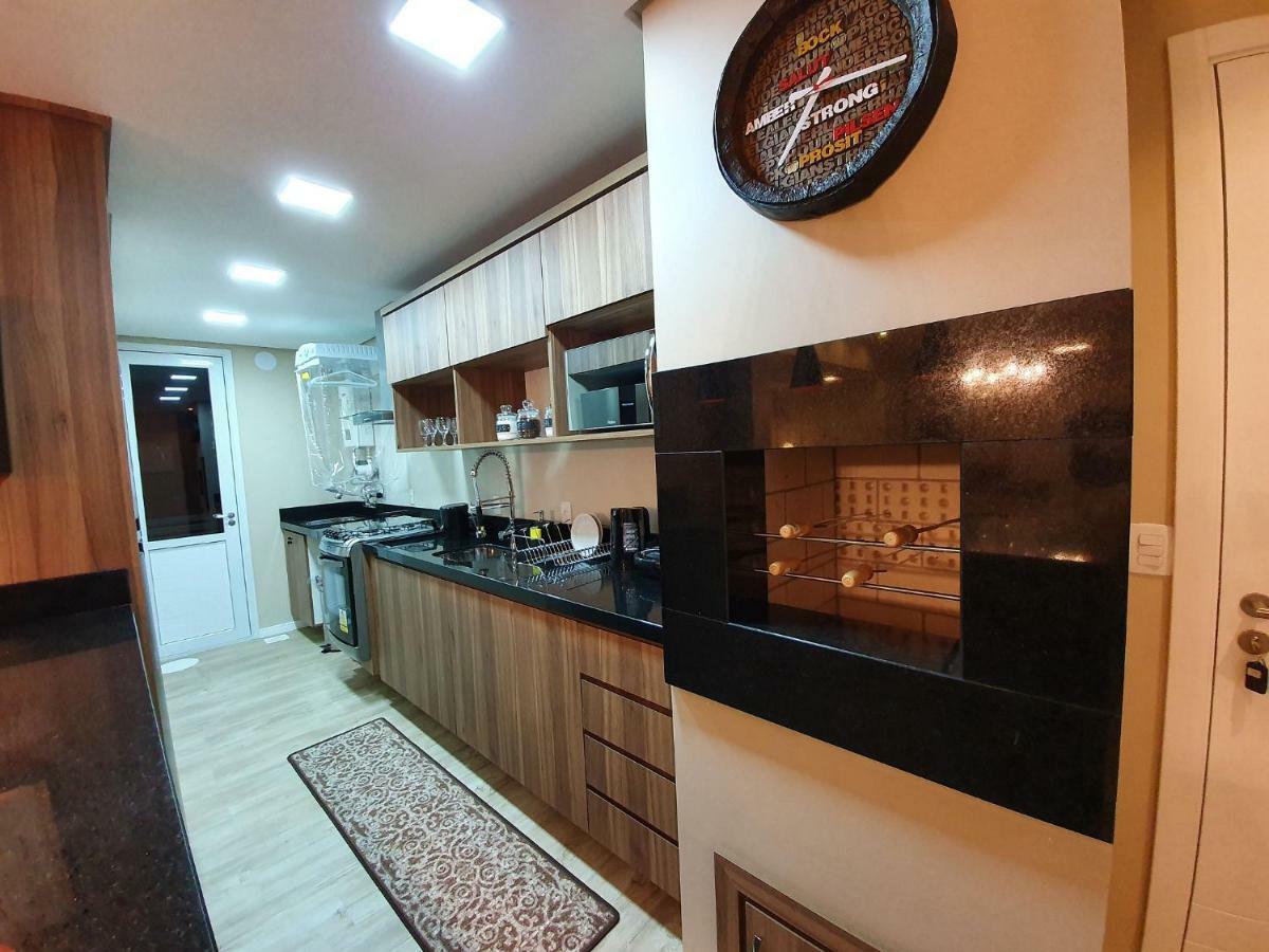 Apto Luxo 800M R. Coberta | 2 Suites | Mobiliado Gramado Luaran gambar