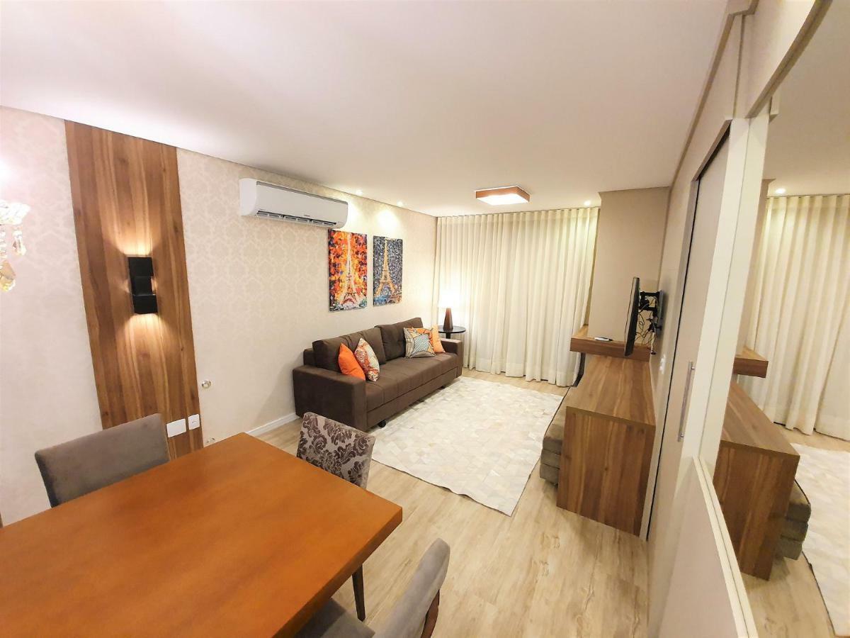 Apto Luxo 800M R. Coberta | 2 Suites | Mobiliado Gramado Luaran gambar
